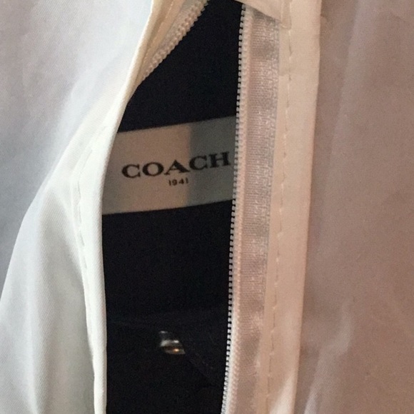 NWT Coach DRESS high end boutiquee stylishtrendy trench dress never worn - Picture 8 of 10